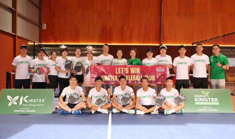 Các tay vợt Việt Nam gây sốt ở giải pickleball Kingtek International 2025- Ảnh 7.