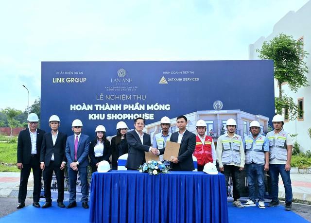 Lan Anh Avenue: Bước tiến mới khẳng định uy tín từ lễ nghiệm thu phần móng Shophouse- Ảnh 1.