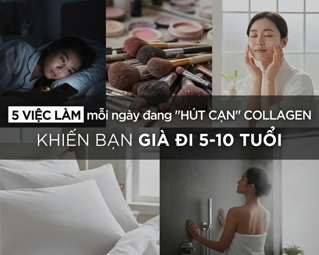 5 việc làm mỗi ngày đang ‘hút cạn’ collagen, khiến bạn già 5-10 tuổi mà không biết	- Ảnh 1.