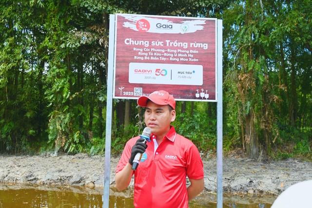 CADIVI phát động chương trình trồng cây ‘Trao mạch sống  xanh, Ươm tương lai bền vững’  - Ảnh 1.
