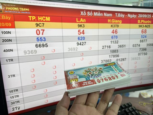 Xổ số miền Nam ngày 20 tháng 9: Vừa xuất hiện 140 tờ trúng đài TP.HCM- Ảnh 1.