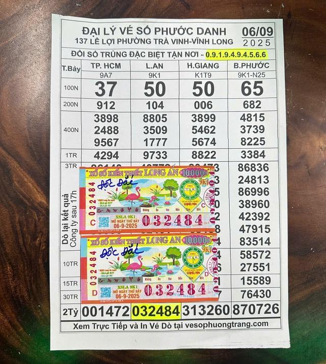 Người bán dạo trúng độc đắc xổ số miền Nam ngày 6 tháng 9 với 2 tờ vé số - Ảnh 1.