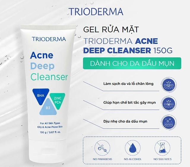 Review sữa rửa mặt Trioderma Acne Deep Cleanser có giúp sạch sâu, hỗ trợ giảm mụn?- Ảnh 7.
