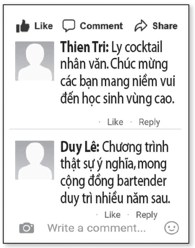 Bartender Nguyễn Phú Cường tổ chức bán cocktail gây qũy tặng máy tính cho trường miền núi - Ảnh 4.