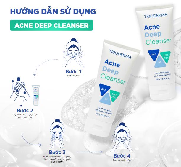 Review sữa rửa mặt Trioderma Acne Deep Cleanser có giúp sạch sâu, hỗ trợ giảm mụn?- Ảnh 9.