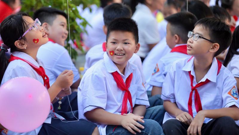 Hình ảnh đáng yêu trong ngày khai giảng- Ảnh 1.