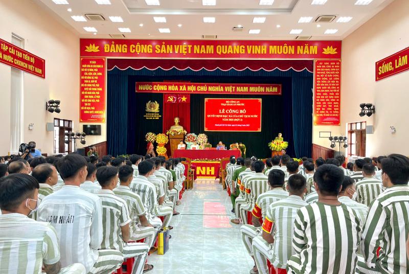 TP.HCM: 314 phạm nhân ở Trại giam An Phước được đặc xá- Ảnh 1.