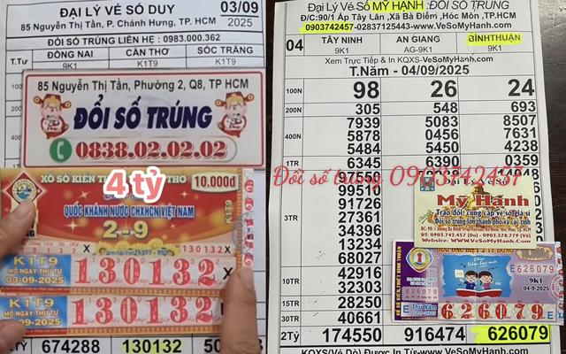 Hàng xóm cho tờ vé số, người phụ nữ ở TP.HCM vỡ òa trúng độc đắc - Ảnh 1.