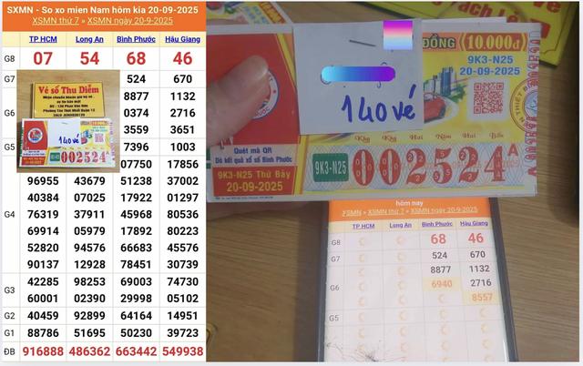 Giữ lại 140 tờ xổ số miền Nam, người bán ở TP.HCM bất ngờ… trúng hết - Ảnh 2.