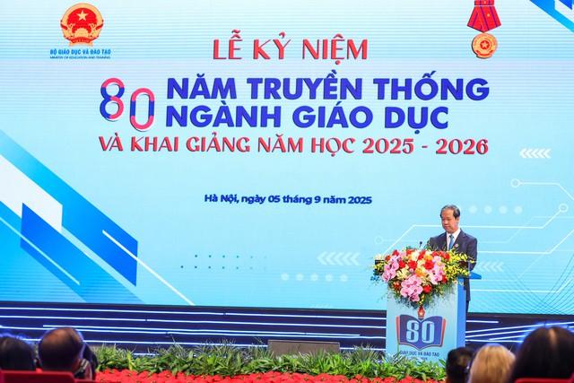 Kỷ niệm 80 năm truyền thống ngành Giáo dục và khai giảng năm học 2025-2026 - Ảnh 2.