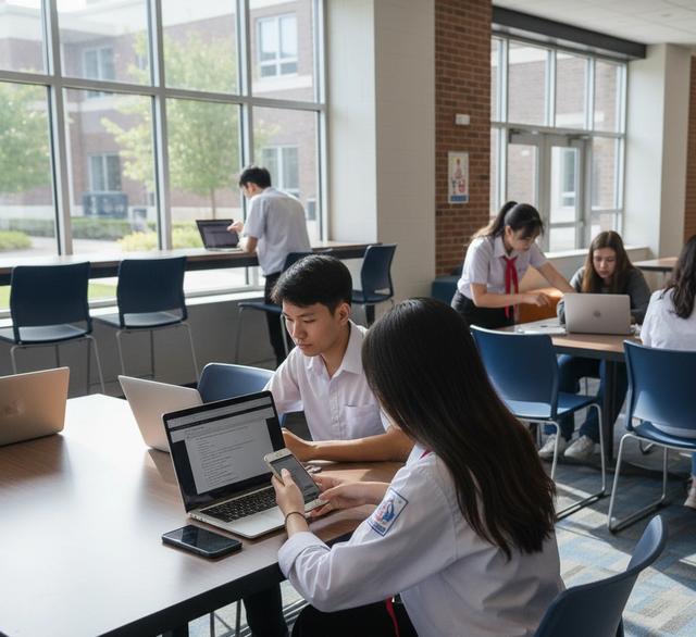 Giáo dục trong kỷ nguyên số: Cấm đoán hay hướng dẫn? - Ảnh 1.