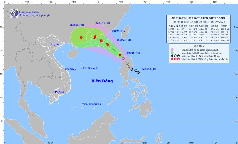 Khả năng hình thành bão trên Biển Đông trong hôm nay- Ảnh 1.