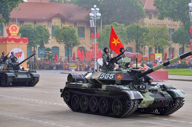 Trang bị đặc biệt giúp xe tăng 'lướt' trên phố Hà Nội trong diễu binh A80- Ảnh 6.