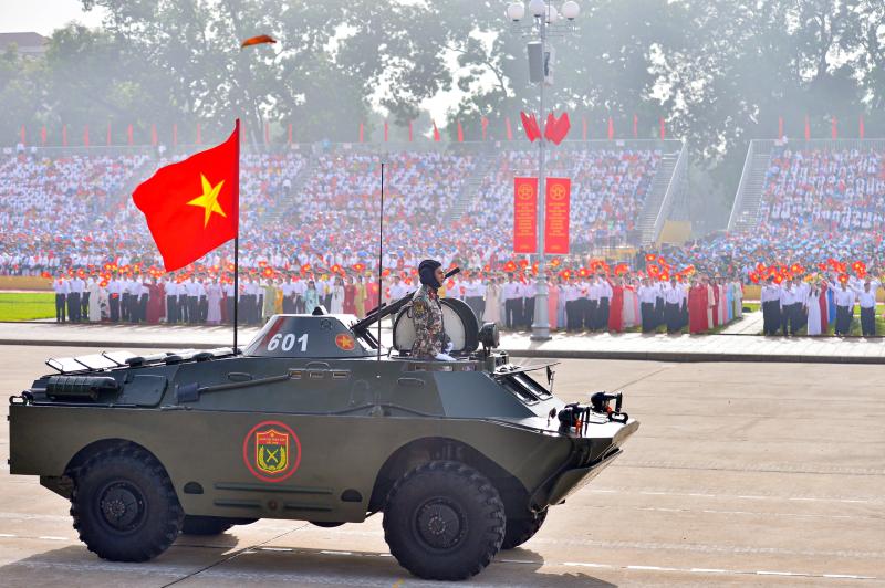 Trang bị đặc biệt giúp xe tăng 'lướt' trên phố Hà Nội trong diễu binh A80- Ảnh 12.