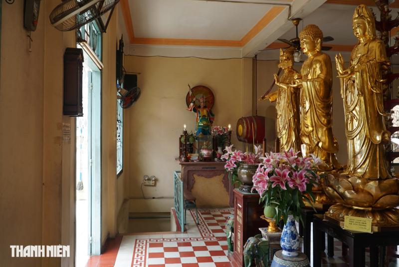 Di tích chùa Thiên Tôn ở An Đông với hầm bí mật kháng chiến đặc sắc - Ảnh 6.