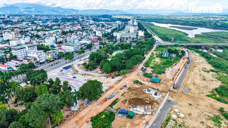 Cận cảnh dự án kè 380 tỉ đồng bên sông Trà Khúc ‘chạy nước rút’- Ảnh 3.