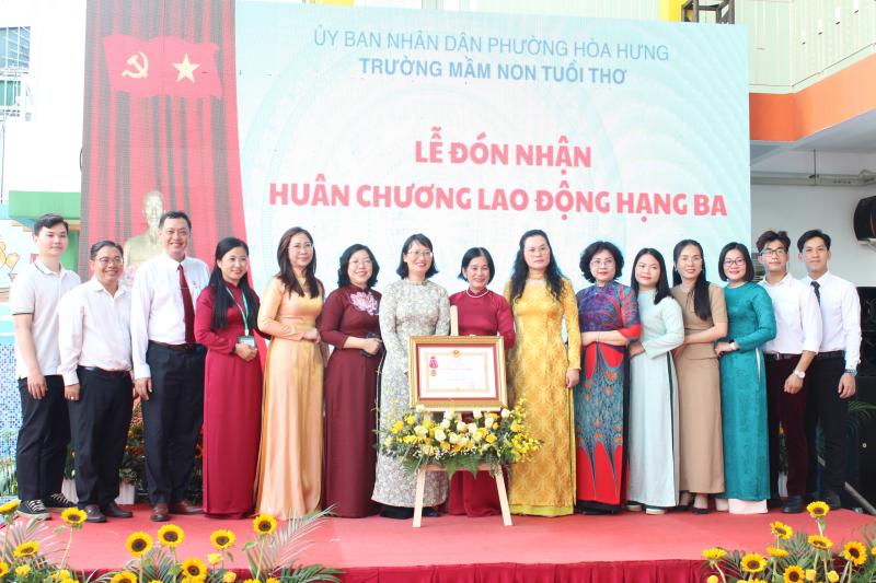 Trường mầm non TP.HCM vừa nhận Huân chương Lao động hạng ba có gì đặc biệt? - Ảnh 1.