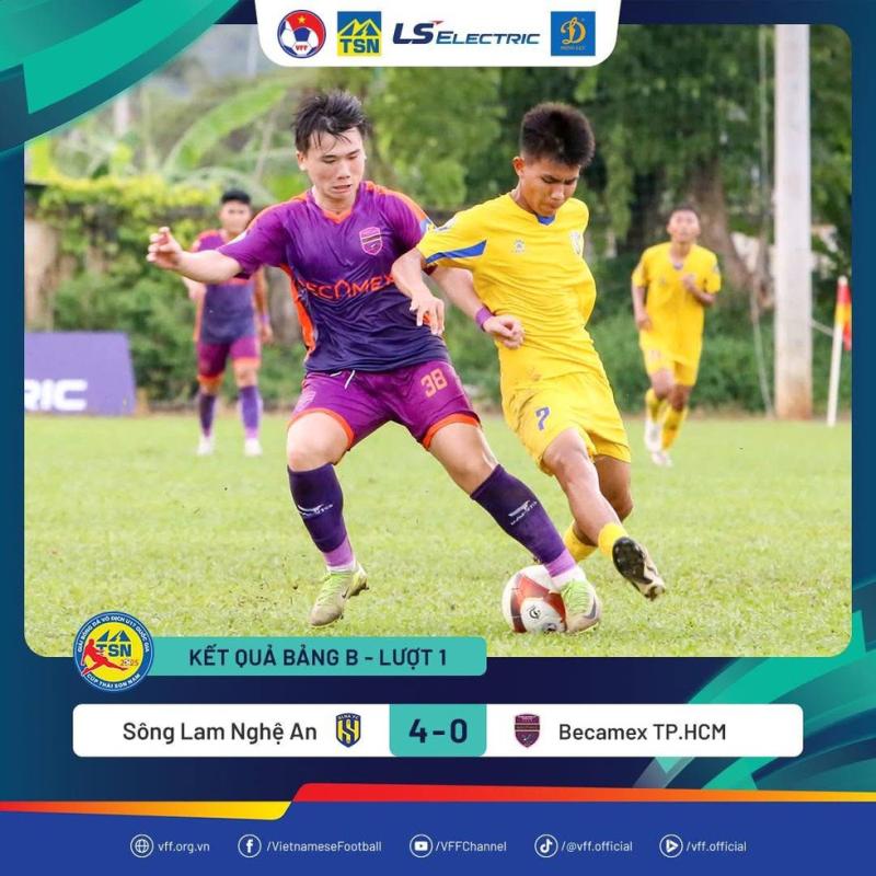 U.17 HAGL thua đậm trận ra quân giải quốc gia, U.17 An Giang gây sốc- Ảnh 1.
