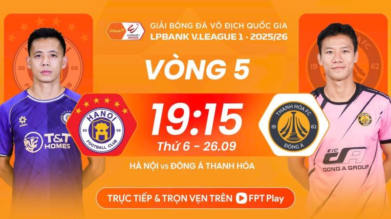 Lịch thi đấu V-League mới nhất: Căng thẳng ‘chung kết’ ngược Hà Nội - Thanh Hóa, ai thua xuống đáy- Ảnh 1.