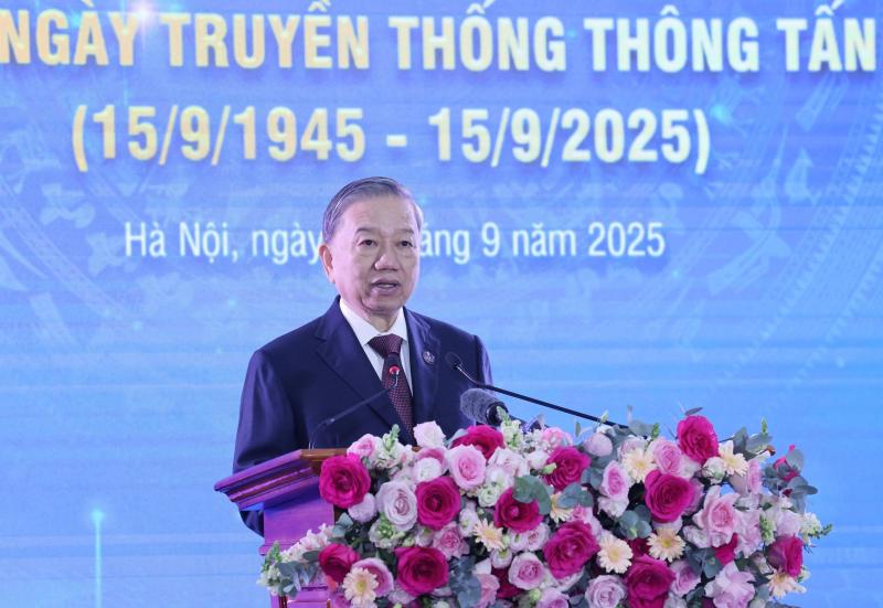 Tổng Bí thư: TTXVN cần không ngừng tự đổi mới để phát triển- Ảnh 2.