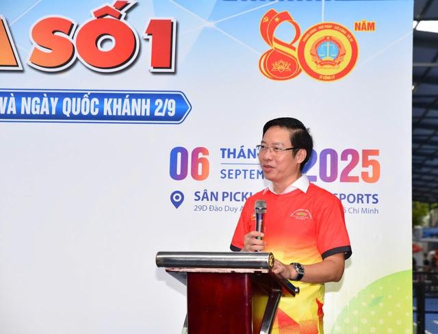 Sôi nổi giải pickleball TAND TP.HCM mở rộng 2025 - Ảnh 4.