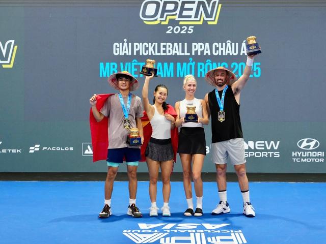 Phúc Huỳnh 'out trình' ở giải pickleball PPA Tour Asia Việt Nam mở rộng  - Ảnh 3.