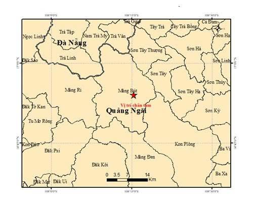 Quảng Ngãi xảy ra 2 trận động đất, mạnh nhất 4.5 độ richter - Ảnh 1.
