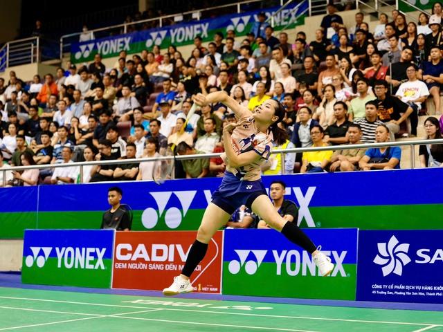 Lịch thi đấu giải cầu lông Việt Nam mở rộng hôm nay: Khó cản Nguyễn Thùy Linh- Ảnh 1.