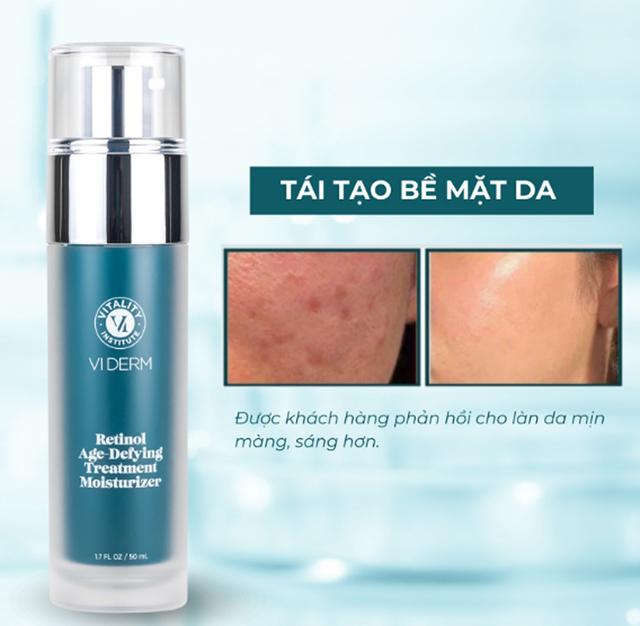 Bí quyết trẻ hóa da tuổi 30+: Vi Derm Retinol Age-Defying Treatment Moisturizer có hiệu quả? - Ảnh 1.