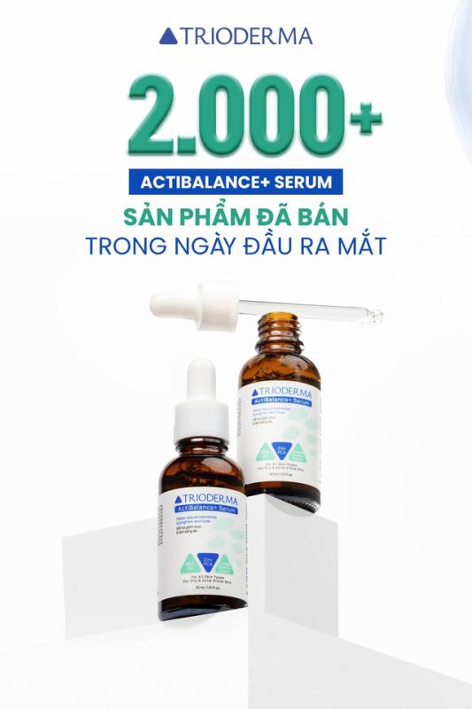 Soi A - Z bảng thành phần Trioderma Actibalance+Serum giúp giảm mụn, mờ thâm mới trình làng - Ảnh 1.