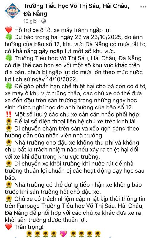 Trường học mở cửa cho dân đưa xe tránh ngập, bố trí trú bão Fengshen miễn phí- Ảnh 2. Trường học mở cửa cho dân đưa xe tránh ngập, bố trí trú bão Fengshen miễn phí- Ảnh 2.