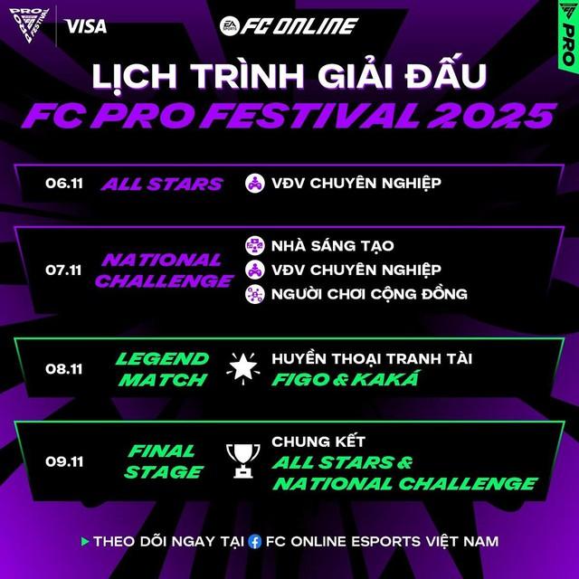 Việt Nam đăng cai FC Pro Festival 2025, chào đón huyền thoại Ricardo Kaká và Luís Figo- Ảnh 3.