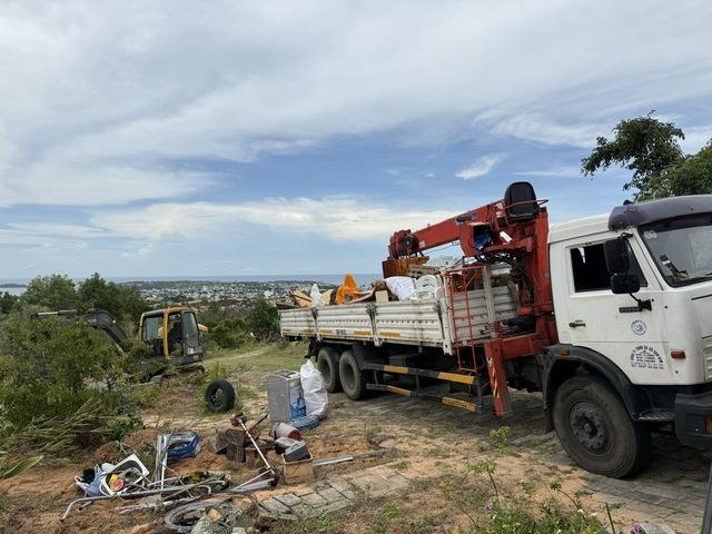 UBND P . Mũi Né cưỡng chế đất công lấn chiếm của ông Lại Thiện Phước - Ảnh 2.
