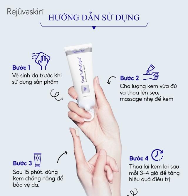 Hướng dẫn sử dụng kem mờ thâm mụn Rejuvaskin Scar Esthetique đúng chuẩn cho da trắng sáng - Ảnh 4.