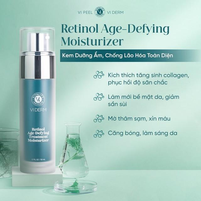 Bí quyết trẻ hóa da tuổi 30+: Vi Derm Retinol Age-Defying Treatment Moisturizer có hiệu quả? - Ảnh 5.