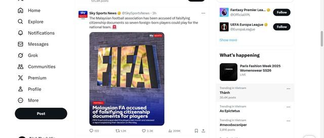 L'Equipe và Sky Sports bất ngờ lên tiếng vụ nhập tịch lậu: Bóng đá Malaysia hoảng loạn- Ảnh 2.