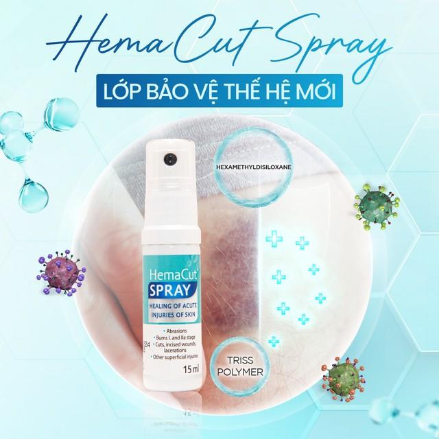 Hướng dẫn sử dụng chai xịt vết thương Hemacut Spray giúp mau lành và ngăn ngừa sẹo- Ảnh 6.