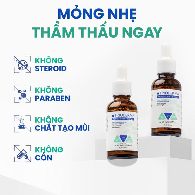 Soi A - Z bảng thành phần Trioderma Actibalance+Serum giúp giảm mụn, mờ thâm mới trình làng - Ảnh 6.