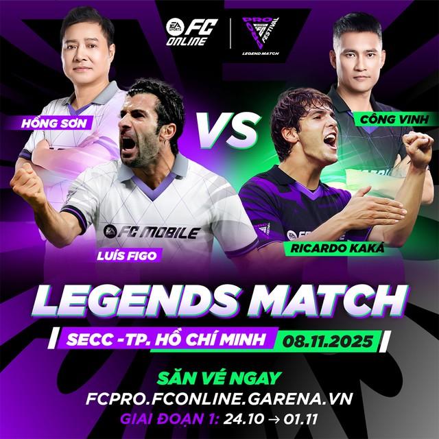 Fc Pro Festival 2025 - Hai huyền thoại bóng đá thế giới: Ricardo Kaka & Luis Figo - Ảnh 2.
