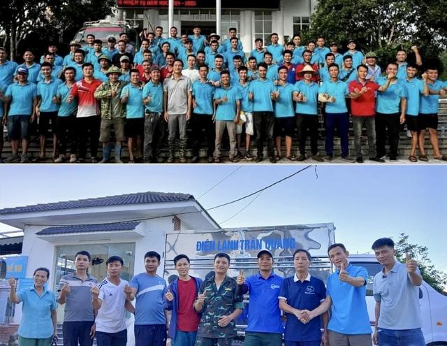 Đến vùng lũ sửa xe máy, đồ điện tử miễn phí - Ảnh 3.