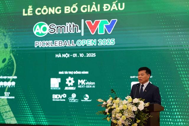 Giải VTV A.O.Smith Pickleball Open 2025: So tài đỉnh cao, kết nối cộng đồng- Ảnh 2.