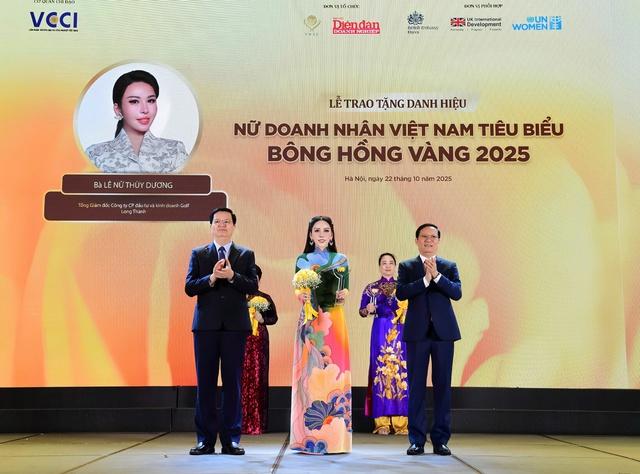 Phó chủ tịch KN Holdings đạt Top 10 Nữ Doanh nhân Việt Nam tiêu biểu 2025 - Ảnh 1.