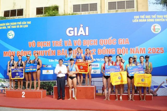 Trẻ Cần Thơ, Khánh Hòa vô địch giải bóng chuyền bãi biển 2x2 đồng đội 2025- Ảnh 3.