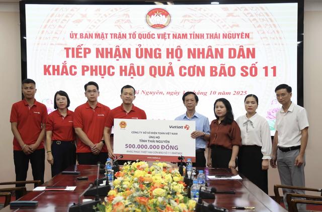 Vietlott hỗ trợ 3 tỉnh miền Bắc sau bão số 11- Ảnh 1.