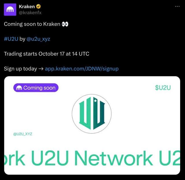 Nền tảng blockchain U2U Network của Việt Nam niêm yết trên sàn tài sản số Kraken Mỹ- Ảnh 1.