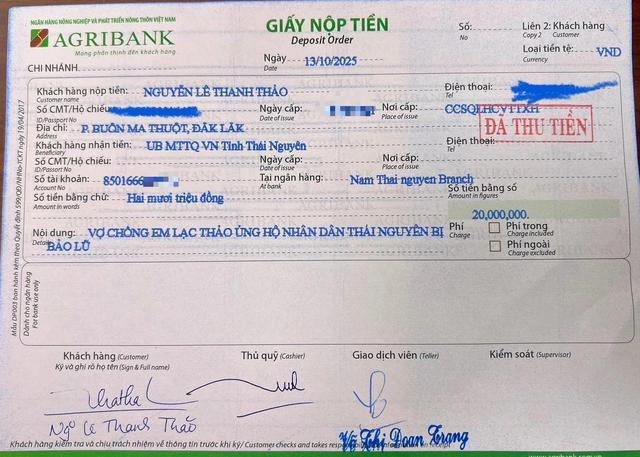 Cặp đôi trẻ trích phong bì mừng cưới ủng hộ đồng bào vùng lũ Thái Nguyên - Ảnh 1.