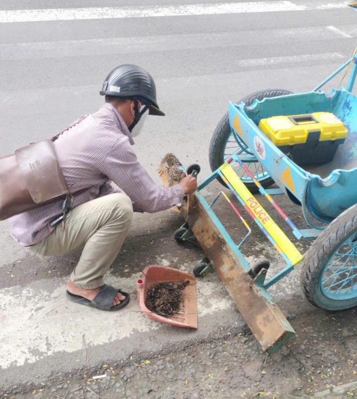 TP.HCM: Tái diễn nạn rải đinh quốc lộ 1K, công an kêu gọi người dân tố giác- Ảnh 1.