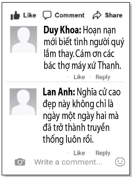 Đến vùng lũ sửa xe máy, đồ điện tử miễn phí - Ảnh 4.