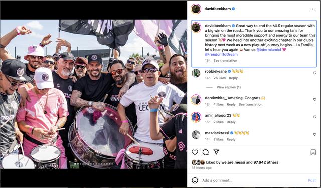 David Beckham lên tiếng về MLS Cup, tương lai của Messi tại Inter Miami được làm rõ- Ảnh 1. David Beckham lên tiếng về MLS Cup, tương lai của Messi tại Inter Miami được làm rõ- Ảnh 1.