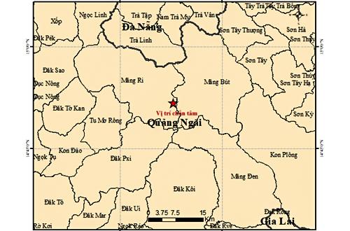 Động đất 4,9 độ Richter ở Quảng Ngãi, người dân Gia Lai cảm nhận rung lắc- Ảnh 1.